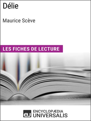 cover image of Délie de Maurice Scève
